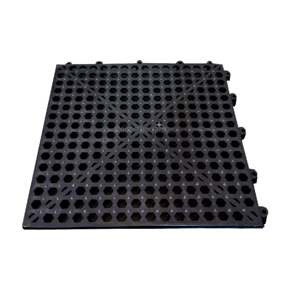 Piso Estrado PVC Antiderrapante - 30x30 cm - Caixa com 12 placas