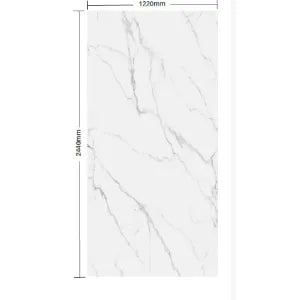 Revestimento de parede - SPC ROYAL STATUARIO - Van Gogh - Placa com 122x244cm