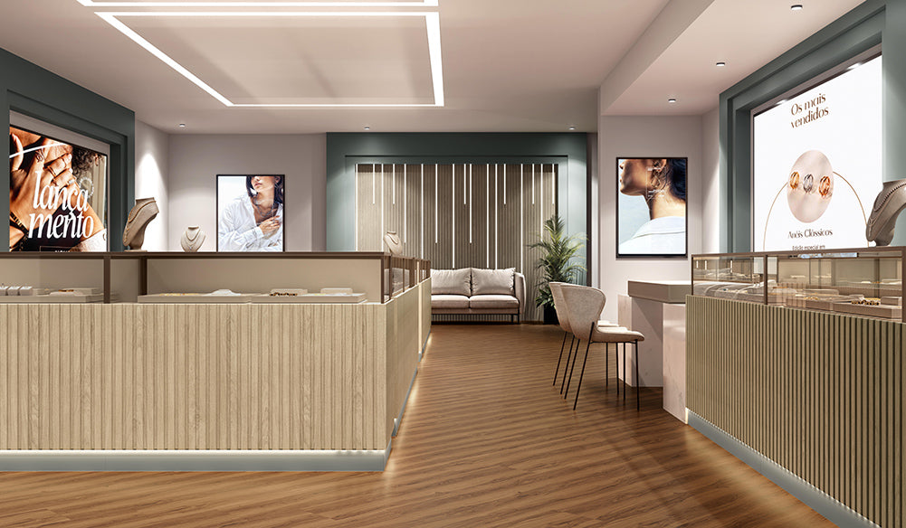 Piso Vinílico em placa - Canyon - Eucafloor Linha Working - 5,04m² por caixa