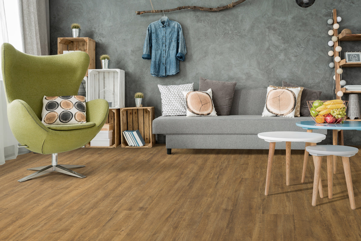 Piso Laminado Carvalho Ouro - Eucafloor - Linha Gran Elegance - 2,41m² por caixa