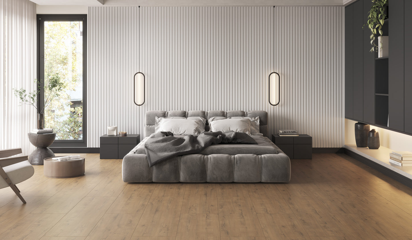 Piso Laminado Claire OAK - Eucafloor - Linha Max Elegance Click - 3,87m² por caixa