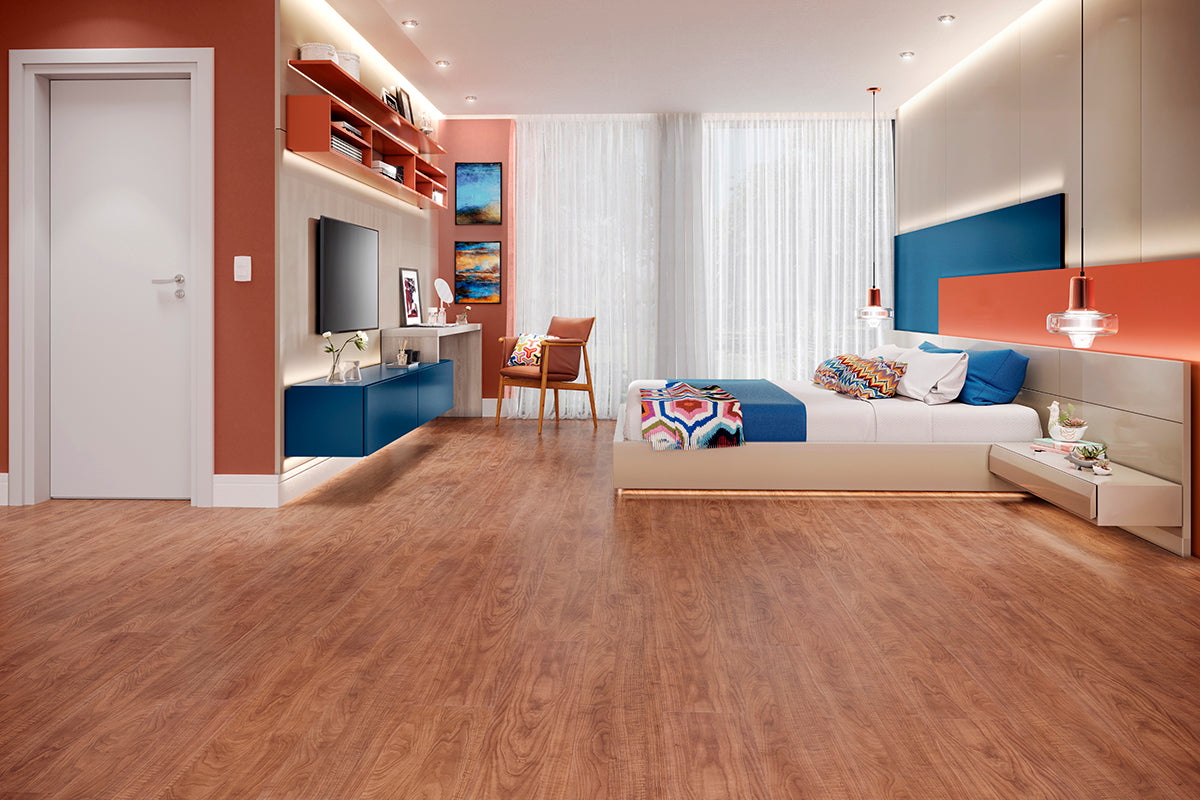 Piso Laminado Eucafloor Prime Click - Ipe Real - 2,36m² por caixa