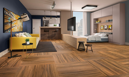 Piso Vinílico Tucson - Eucafloor Linha Basic - 4,68m² por caixa em réguas