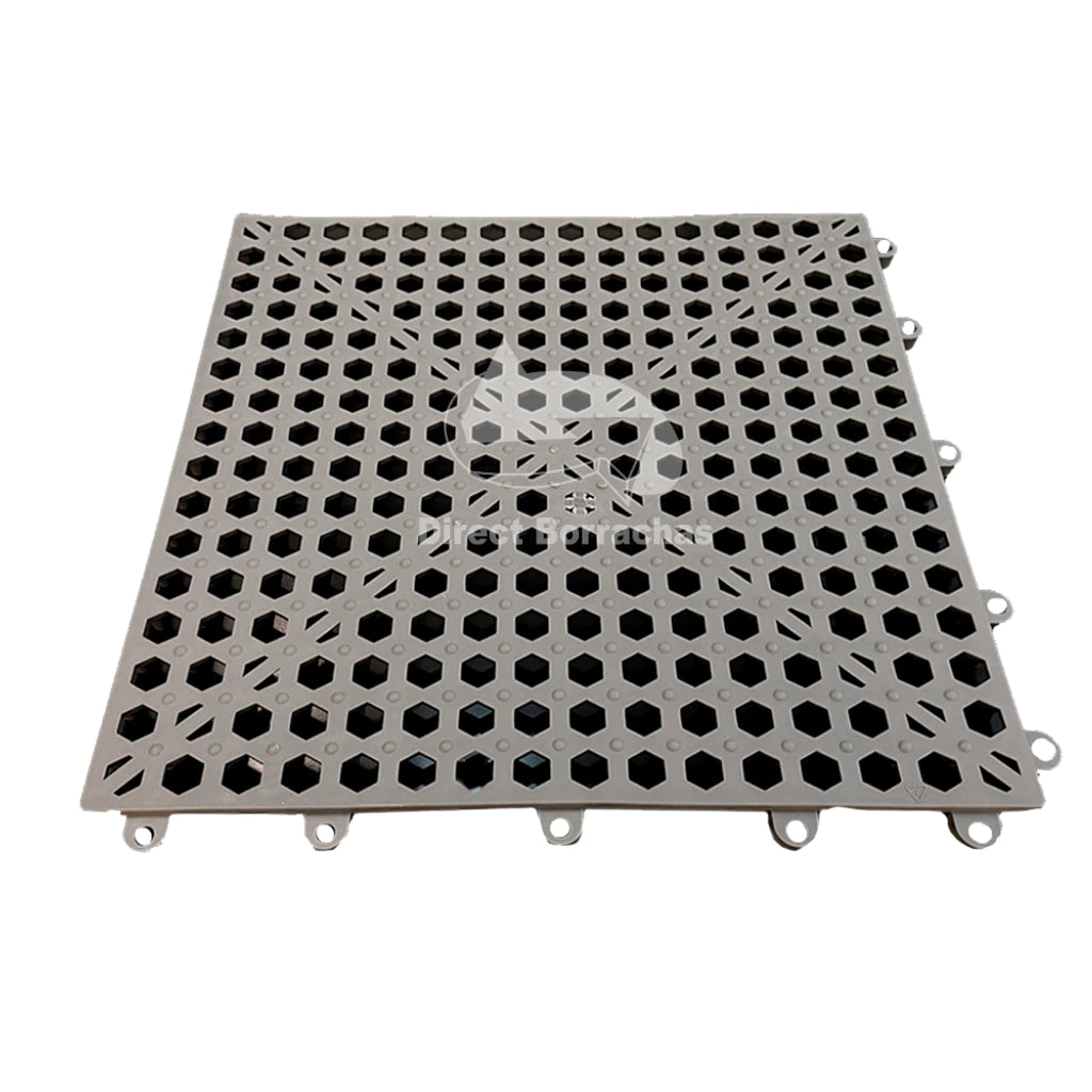Piso Estrado PVC Antiderrapante - 30x30 cm - Caixa com 12 placas