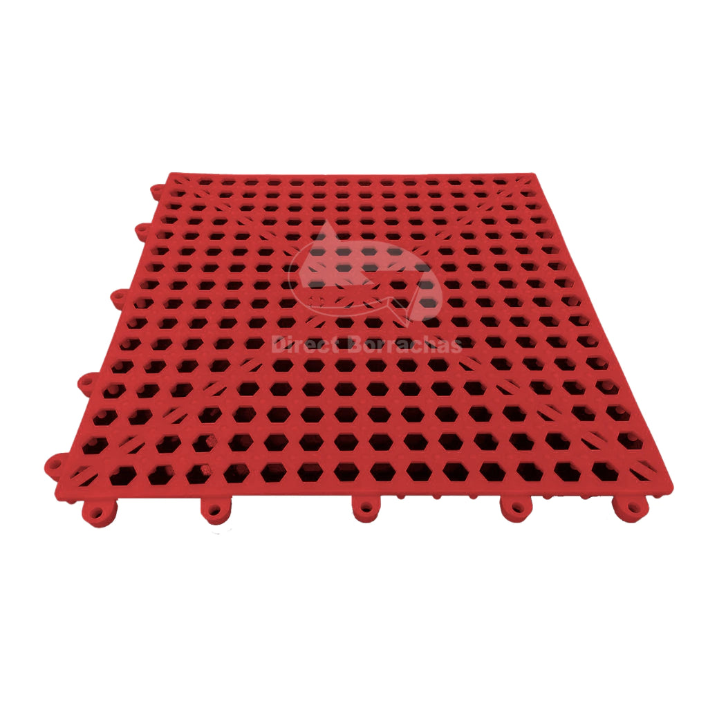 Piso Estrado PVC Antiderrapante - 30x30 cm - Caixa com 12 placas
