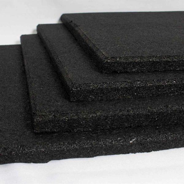 Pisos de borracha - 50x50cm cada placa - 11mm de largura