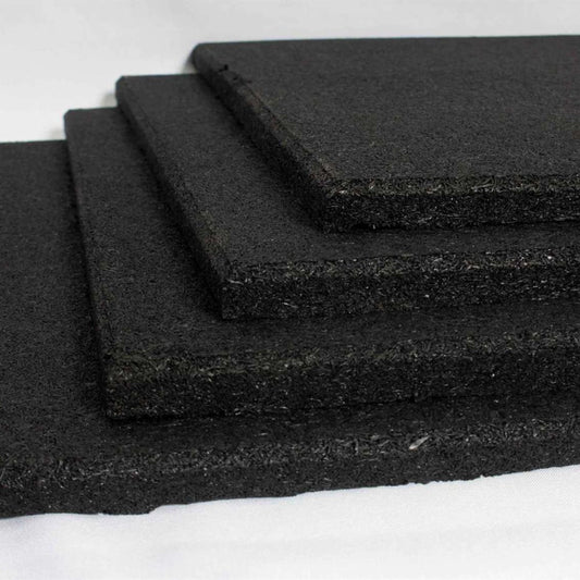 Pisos de borracha - 50x50cm cada placa - 11mm de largura