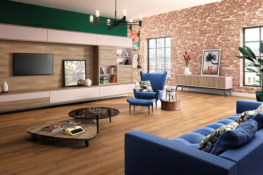 Piso Laminado Eucafloor Prime Click - Carvalho - 2,36m² por caixa