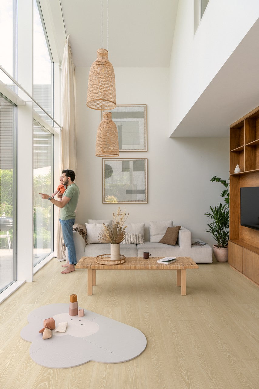 Piso Laminado Quick-Step - Smart - Carvalho congelado bege - 2,51m² por caixa