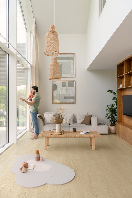 Piso Laminado Quick-Step - Smart - Carvalho congelado bege - 2,51m² por caixa