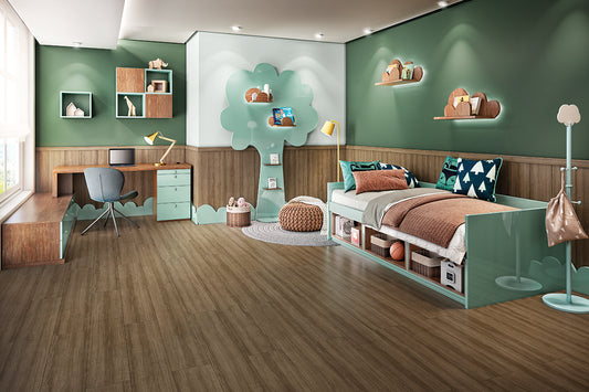 Piso Laminado Eucafloor Prime Click - Lâmina Amêndoa - 2,36m² por caixa