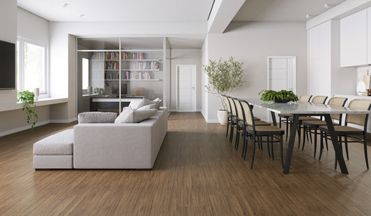 Piso Laminado Noce Borgonha - Eucafloor - Linha Max Elegance Click - 3,87m² por caixa