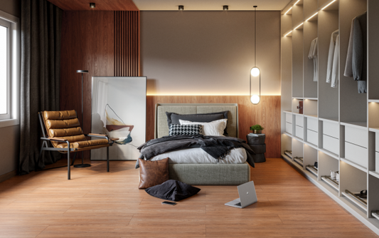 Piso Laminado Ultra Durafloor - Linha Unique - Nogueira Flórida - 2,73m² por caixa