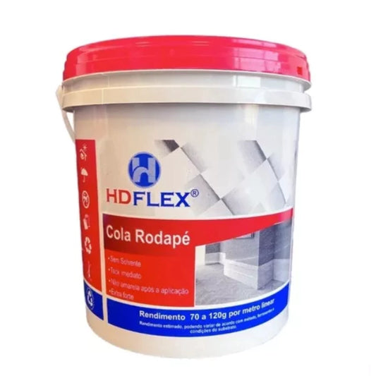 Cola para rodapé - Balde 1kg - HD Flex