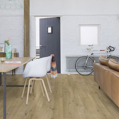Piso laminado Quick-Step Impressive - Carvalho natural soft - 1,83m² por caixa