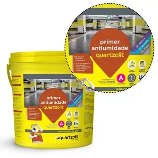 Primer RU Antiumidade - Comp. A - GL 2,5KG - Quartzolit