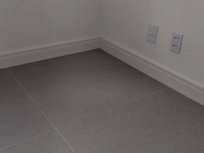 Rodapé 8 cm em MDF Branco com friso - Madebene